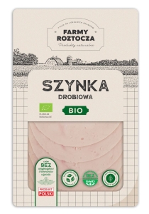 47863SZYNKA DROBIOWA PLASTRY BIO 100 g - FARMY ROZTOCZA (Z PÓŁKI)-1