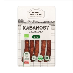 47885KABANOSY Z KURCZAKA BIO 150 g - FARMY  ROZTOCZA (NA ZAMÓWIENIE)-1