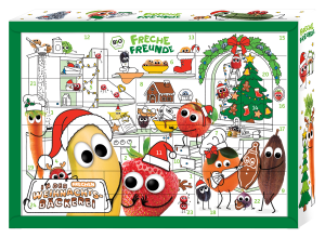47890KALENDARZ ADWENTOWY - PRZEKĄSKI BIO 831 g - FRECHE FREUNDE (PRODUKT SEZONOWY)-1