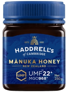 47898MIÓD MANUKA MGO 968+ UMF 22+ 250 g - HADDRELL'S OF CAMBRIDGE-1