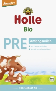 47918MLEKO KROWIE PRE POCZĄTKOWE DLA NIEMOWLĄT DEMETER BIO 400 g - HOLLE-1