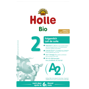 47931MLEKO A2 KROWIE 2 NASTĘPNE DLA NIEMOWLĄT PO 6 MIESIĄCU BIO 400 g - HOLLE-1