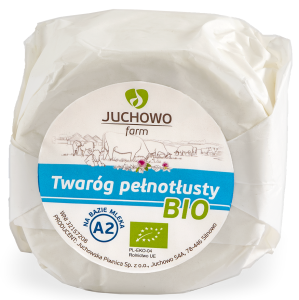 47996TWARÓG TŁUSTY Z MLEKA A2 BIO (około 0,40 kg) - JUCHOWO (NA ZAMÓWIENIE)-1