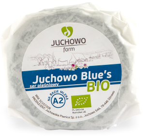 47999SER PLEŚNIOWY BLUE'S Z MLEKA A2 BIO (około 0,25 kg) - JUCHOWO (NA ZAMÓWIENIE)-1