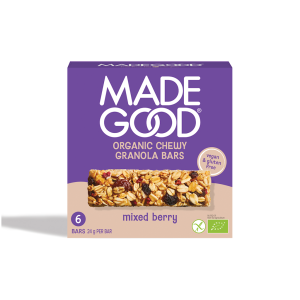 48035BATONIKI GRANOLA CRUNCHY Z CZERWONYMI OWOCAMI BEZGLUTENOWE BIO (6 x 24 g) 144 g - MADEGOOD-1
