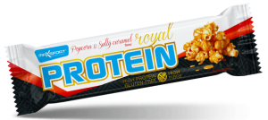 48050BATON PROTEINOWY O SMAKU SŁONEGO KARMELU I POPCORNU W POLEWIE KARMELOWEJ BEZGLUTENOWY 60 g - MAXSPORT-1
