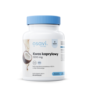 48087KWAS KAPRYLOWY (600 mg) BEZGLUTENOWY 60 KAPSUŁEK - OSAVI-1