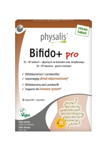 48106KAPSUŁKI NA ODBUDOWĘ FLORY JELIT (BIFIDO+ PRO) 30 szt. - PHYSALIS-1