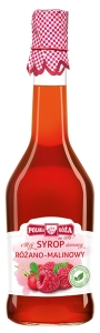 48124SYROP RÓŻANO -  MALINOWY 500 ml - POLSKA RÓŻA-1