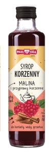 48132SYROP KORZENNY Z MALINAMI 250 ml - POLSKA RÓŻA-1