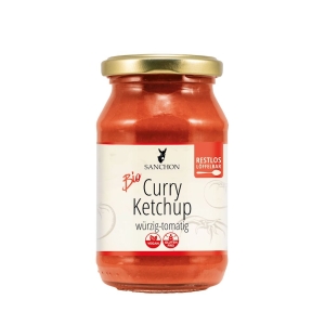48162KETCHUP CURRY BEZGLUTENOWY BIO 250 ml - SANCHON-1