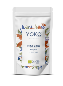 48277HERBATA ZIELONA MATCHA JAPOŃSKA BARISTA + KULINARNA BEZGLUTENOWA BIO 100 g - YOKO-1
