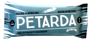 48352BATON BAKALIOWY Z MALINAMI I SPIRULINĄ PETARDA BEZGLUTENOWY 70 g - ZMIANY ZMIANY-1