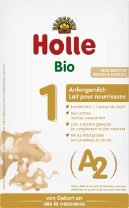 48357MLEKO A2 KROWIE 1 POCZĄTKOWE DLA NIEMOWLĄT BIO 400 g - HOLLE-1