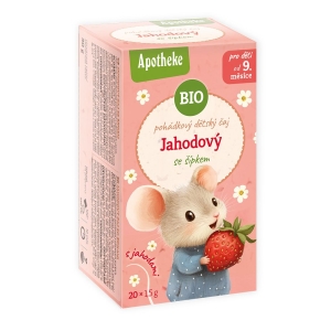 48378HERBATKA BAJKOWA DLA DZIECI - DZIKA RÓŻA, ROKITNIK I TRUSKAWKA BIO (20 x 1,5 g) 30 g - APOTHEKE-1