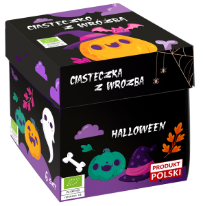 48432CIASTECZKA Z WRÓŻBĄ BIO (6 szt.) 36 g - D&D FUN COOKIES (PRODUKT SEZONOWY)-1