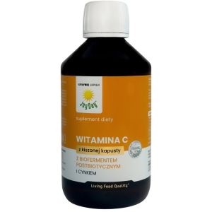 48449WITAMINA C Z BIOFERMENTEM POSTBIOTYCZNYM I CYNKIEM W PŁYNIE BEZGLUTENOWA 300 ml - JOY DAY-1
