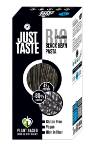 48452MAKARON PROTEINOWY (Z FASOLI CZARNEJ I SOI ZIELONEJ) SPAGHETTI BEZGLUTENOWY BIO 250 g - JUST TASTE-1