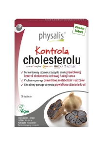48492TABLETKI NA KONTROLĘ CHOLESTEROLU 30 szt. - PHYSALIS-1