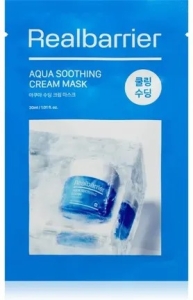 48497MASECZKA KOREAŃSKA W PŁACHCIE AQUA SOOTHING CREAM 30 ml - REAL BARRIER-1