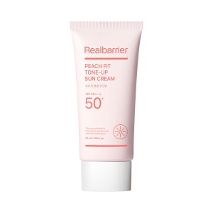 48508KREM PRZECIWSŁONECZNY KOREAŃSKI NAWILŻAJĄCO - ROZŚWIETLAJĄCY DO TWARZY PEACH FIT TONE-UP SPF 50 50 ml - REAL BARRIER-1