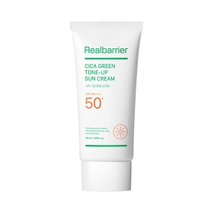 48512KREM PRZECIWSŁONECZNY KOREAŃSKI TONIZUJĄCY DO TWARZY CICA GREEN TONE-UP SPF 50 50 ml - REAL BARRIER-1
