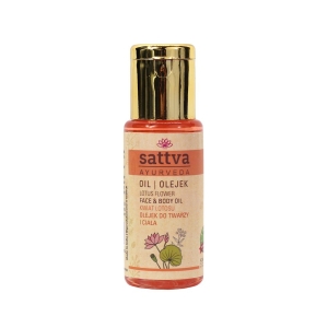 48521OLEJEK DO TWARZY I CIAŁA KWIAT LOTOSU 50 ml - SATTVA (AYURVEDA)-1