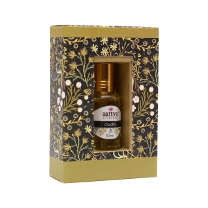 48524PERFUMY W OLEJKU OUDH (ROLL-ON) 10 ml - SATTVA (AYURVEDA)-1