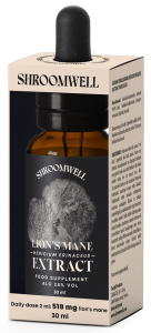 48534GRZYBY SOPLÓWKA JEŻOWATA (LION'S MANE) EKSTRAKT W KROPLACH 30 ml - SHROOMWELL-1