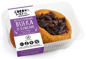 48551BUŁKI ZE ŚLIWKĄ BEZGLUTENOWE (2 szt.) 310 g - ZDROWA MICHA (NA ZAMÓWIENIE)-1