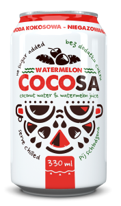 48621WODA KOKOSOWA Z SOKIEM Z ARBUZA 330 ml - DIET-FOOD (COCOSA)-1