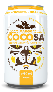 48622WODA KOKOSOWA Z SOKIEM Z MANGO 330 ml - DIET-FOOD (COCOSA)-1