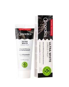 48648PASTA DO ZĘBÓW ULTRA WHITE JUNGLE FRUIT BEZ FLUORU ECO 75 ml - NORDICS-1