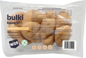 48706BUŁKI KAJZERKI BEZGLUTENOWE (4 szt.) 240 g - WISO-1