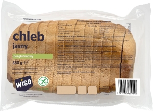 48707CHLEB JASNY KROJONY BEZGLUTENOWY 350 g - WISO-1