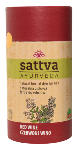 48726HENNA CZERWONE WINO ECO 150 g - SATTVA (AYURVEDA)-1