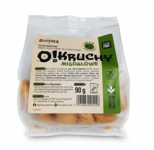 48752CIASTKA MIGDAŁOWE BEZGLUTENOWE O!KRUCHY 90 g - GLUTENEX-1