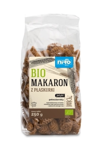 48769MAKARON (Z PŁASKURKI RAZOWY) JEŻYKI BIO 250 g - NIRO-1