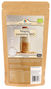 48778NAPÓJ OWSIANY W PROSZKU BEZGLUTENOWY BIO 300 g - PIĘĆ PRZEMIAN-1