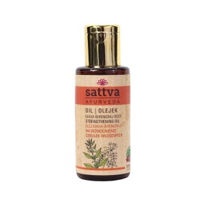 48798OLEJEK DO WŁOSÓW WZMACNIAJĄCY CEBULKI MAHA BHRINGRAJ 100 ml - SATTVA (AYURVEDA)-1