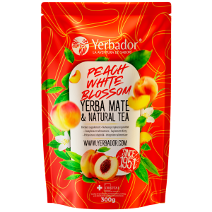 48813YERBA MATE PEACH WHITE BLOSSOM 300 g - YERBADOR-1