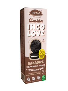 48845CIASTKA MARKIZY KAKAOWE Z KREMEM O SMAKU WANILIOWYM BEZ CUKRU BEZGLUTENOWE 125 g - INCOLA-2