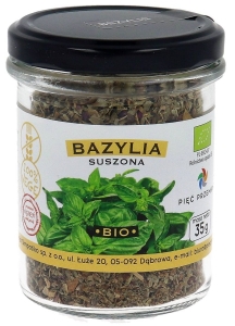 48867BAZYLIA SUSZONA BEZGLUTENOWA BIO 35 g - PIĘĆ PRZEMIAN-1