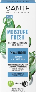 48869KREM DO TWARZY NAWILŻAJĄCY Z KWASEM HIALURONOWYM, SKWALANEM I ALOESEM ECO 50 ml - SANTE-1