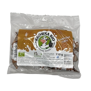 48916KRÓWKI KLASYCZNE O SMAKU TOFFI BEZGLUTENOWE BIO 150 g - EKOFLORKA-1
