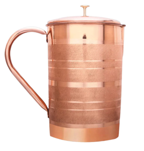 48941DZBANEK MIEDZIANY STRIPE 1,25 L - SATTVA (AYURVEDA)-1