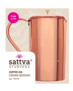 48948DZBANEK MIEDZIANY PLAIN 1,25 L- SATTVA (AYURVEDA)-1
