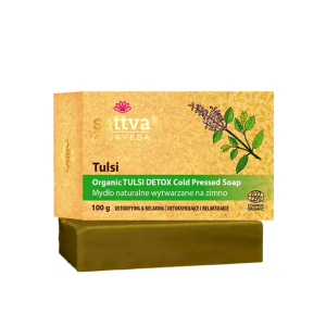 48956MYDŁO NATURALNE TULSI ECO 100 g - SATTVA (AYURVEDA)-1