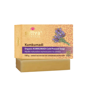 48959MYDŁO W KOSTCE DO CIAŁA KUMKUMADI ECO 100 g - SATTVA (AYURVEDA)-1