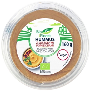 49025HUMMUS Z SUSZONYMI POMIDORAMI BIO 160 g - BIO PLANET-1